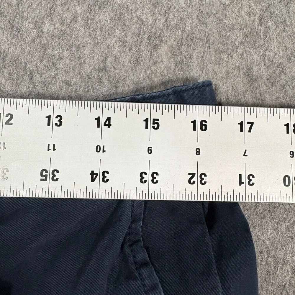 Banana Republic Men's Pants‎ Size 34 x 30 Navy Blue Skinny Fit Flat Front Travel
